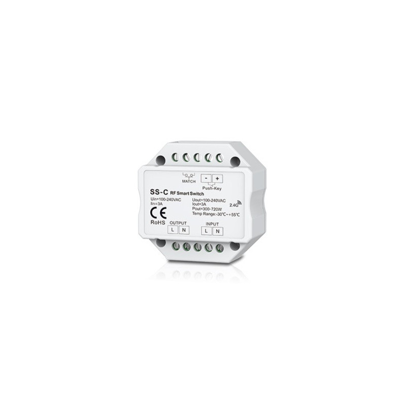 SS-C single channel 230V controller without dimming function + Push Key