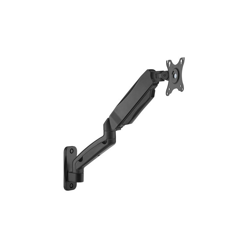 17'-32' monitor spring wall mount, black