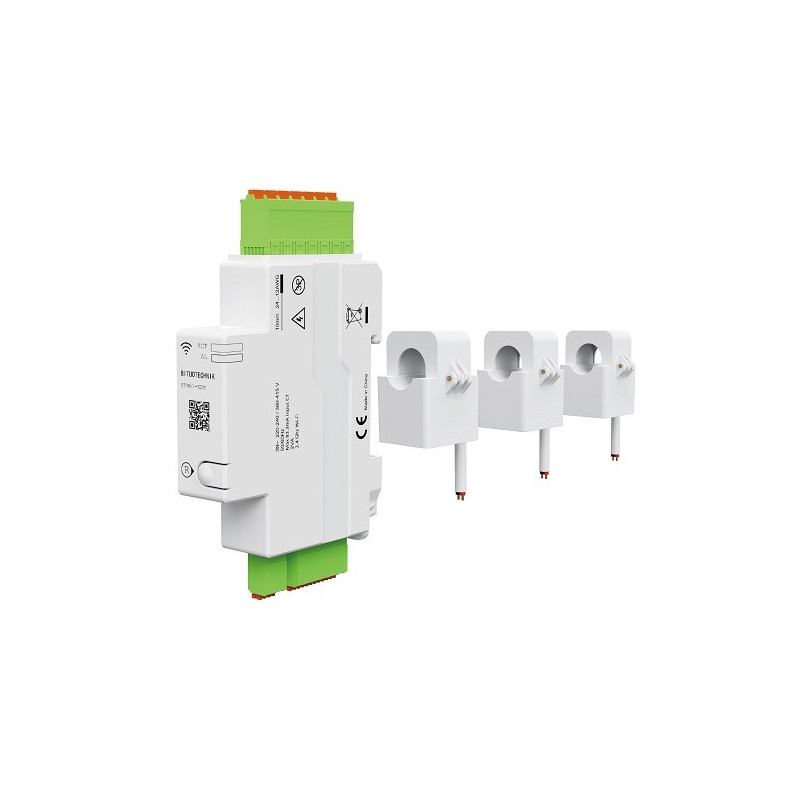 Smart energy meter, 3P+N,120A, DIN, Tuya, Wi-Fi