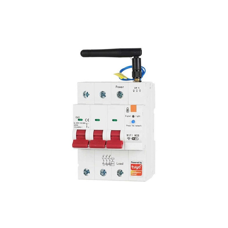 TUYA smart switch, 3P, Wi-Fi, RS485, 63A