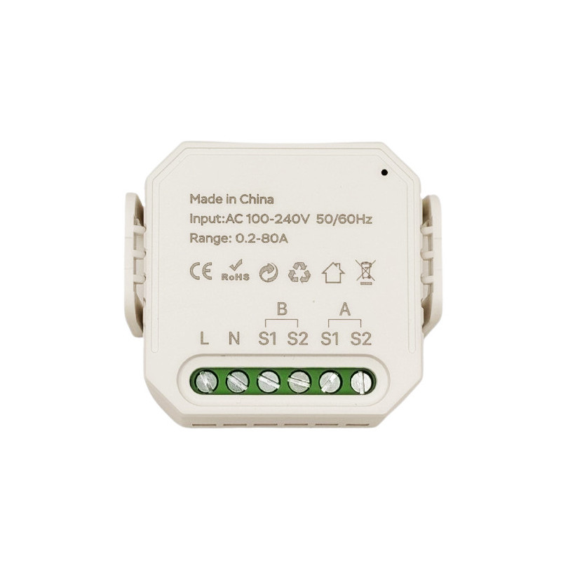 Smart energy meter, 2P, 80A, Wi-Fi, Tuya