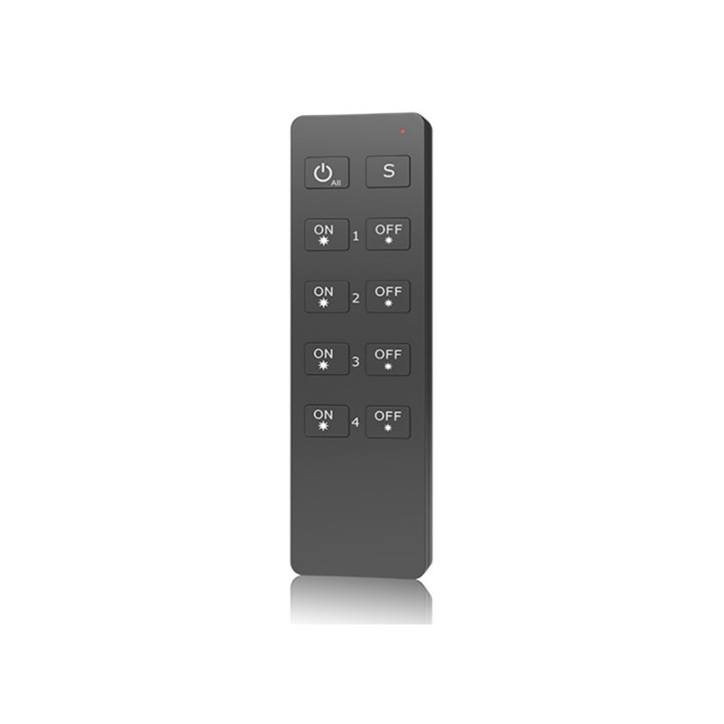 RU4 remote control, 4 zones, single color