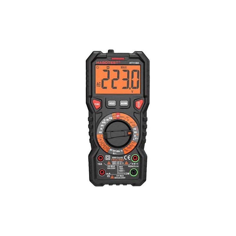 Multimeter DC1000V/10A, AC750V/10A