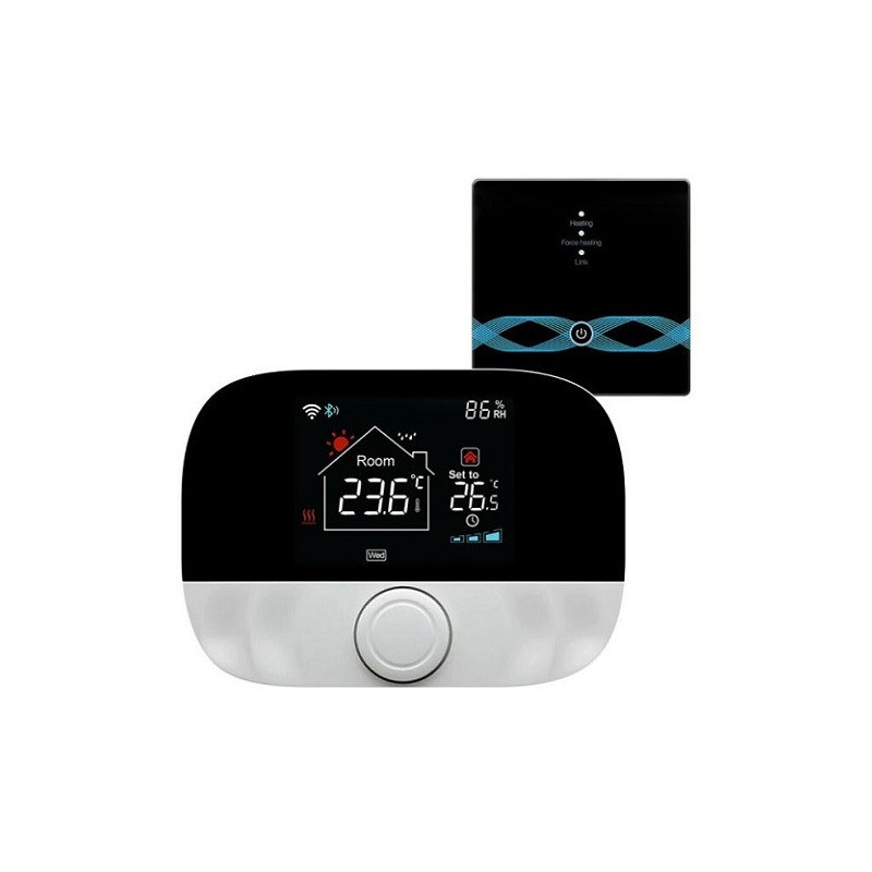 TUYA Programmable thermostat for gas boiler, Wi-Fi, RF, 3A