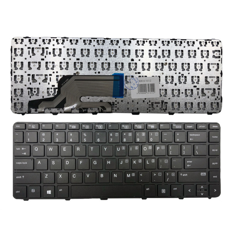 Klaviatūra HP: Probook 430 G3, 440 G3, 445 G3 (su rėmeliu)