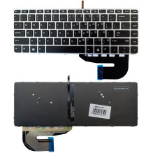 Keyboard HP EliteBook 840 G3 G4, backlit, US