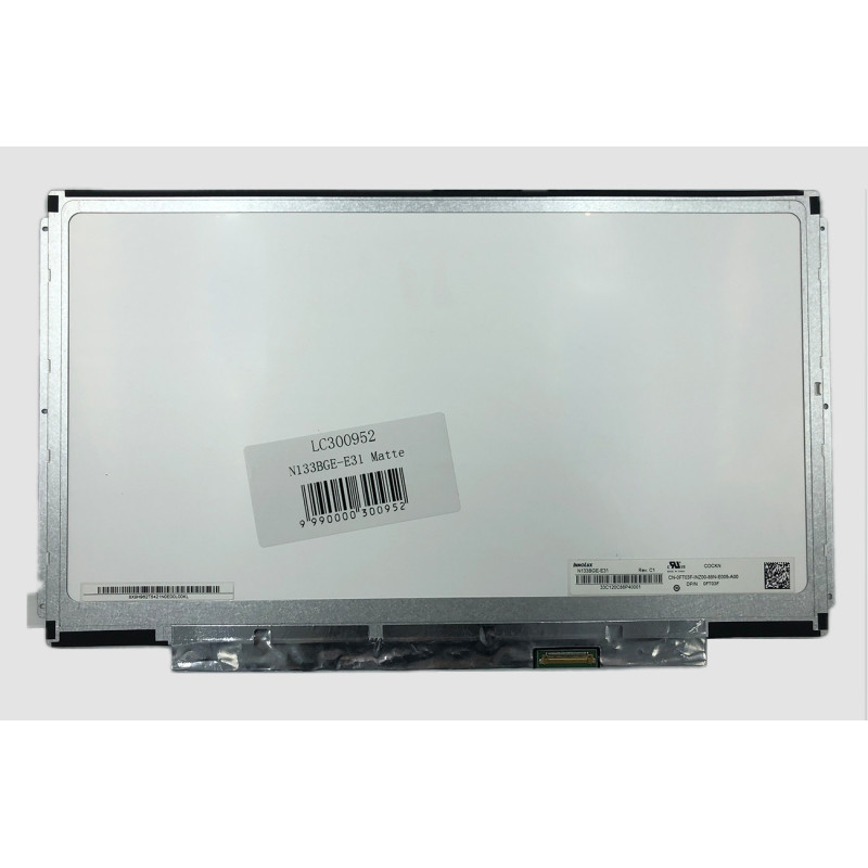 Screen 13.3", 1366x768, 60Hz, matte, 30pin, right