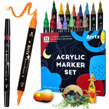Acrylic markers - felt-tip...