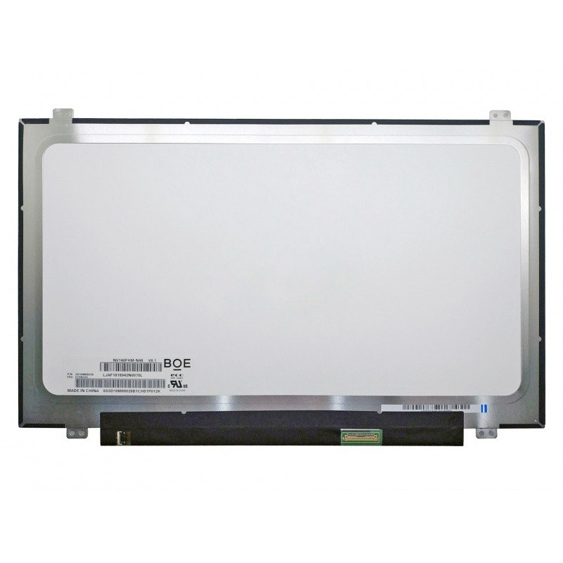 Ekranas 14.0", 1920x1080, 60Hz, matinis, 30pin, dešinėje, IPS