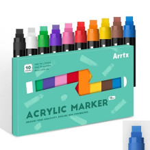 Acrylic markers - felt-tip...