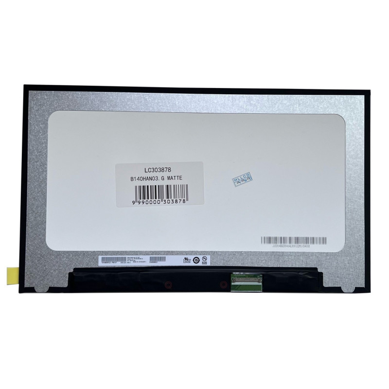 Ekranas 14.0", 1920x1080, 60Hz, matinis, 40pin, dešinėje, IPS