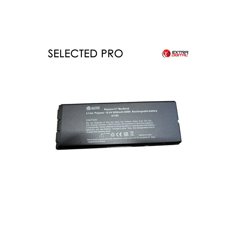 Laptop battery for A1185, 5600mAh, Extra Digital Selected Pro