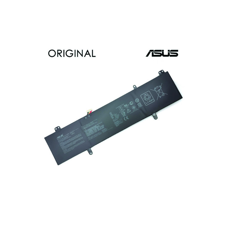 Laptop battery ASUS B31N1707, 3653mAh, Original