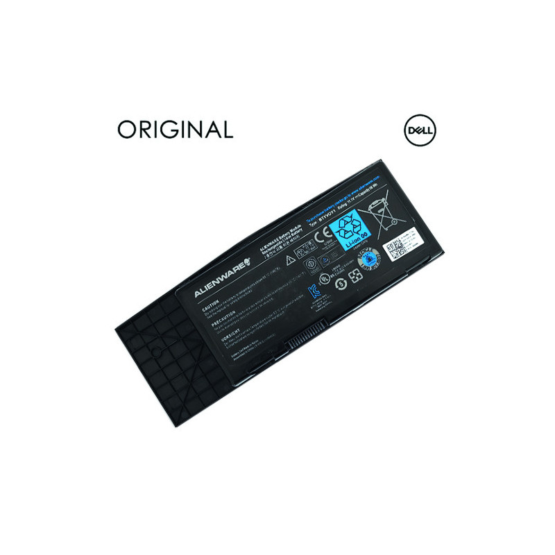 Nešiojamo kompiuterio baterija DELL 7XC9N, 8100mAh, Originali