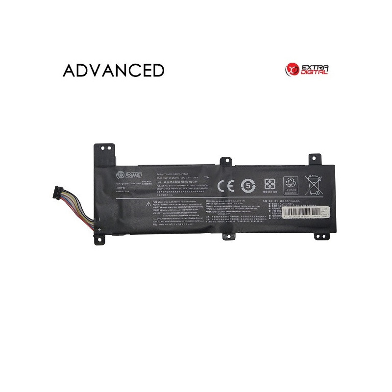 Nešiojamo kompiuterio baterija LENOVO L15M2PB2, 4500mAh, Extra Digital Advanced