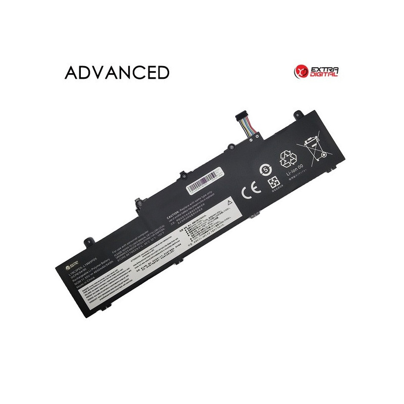 Nešiojamo kompiuterio baterija LENOVO L19C3PD5, 4650mAh, Extra Digital Advanced