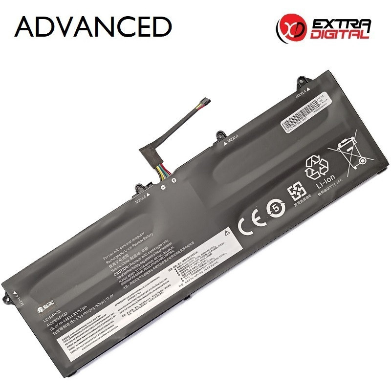 Notebook baterija, Extra Digital Advanced, LENOVO L21M4PD8, 4350mAh