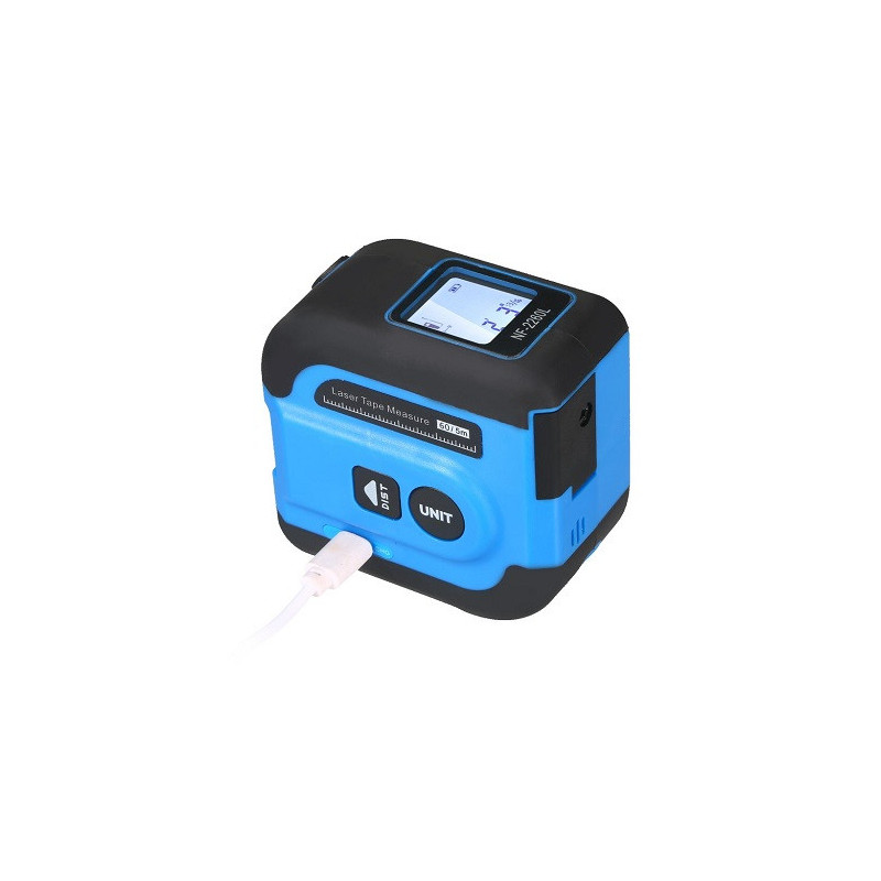 Laser distance meter with measuring tape 60m / 5m