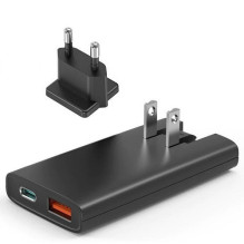Travel charger CHOETECH GaN USB-C, USB-A: 67W, PD