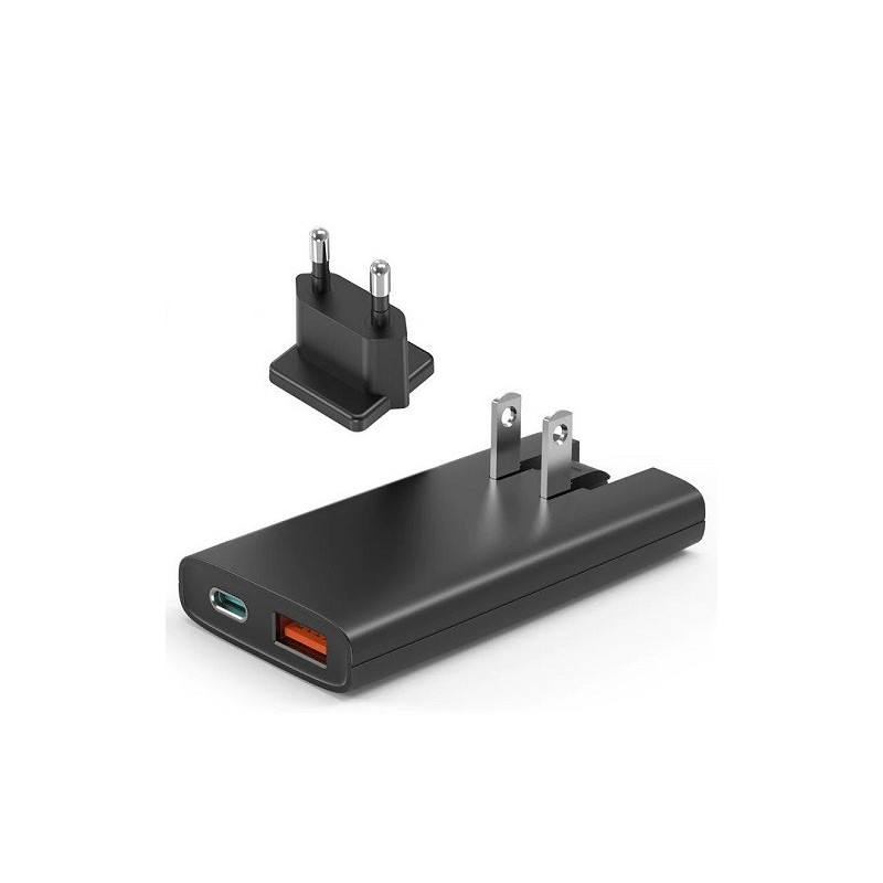 Travel charger CHOETECH GaN USB-C, USB-A: 67W, PD