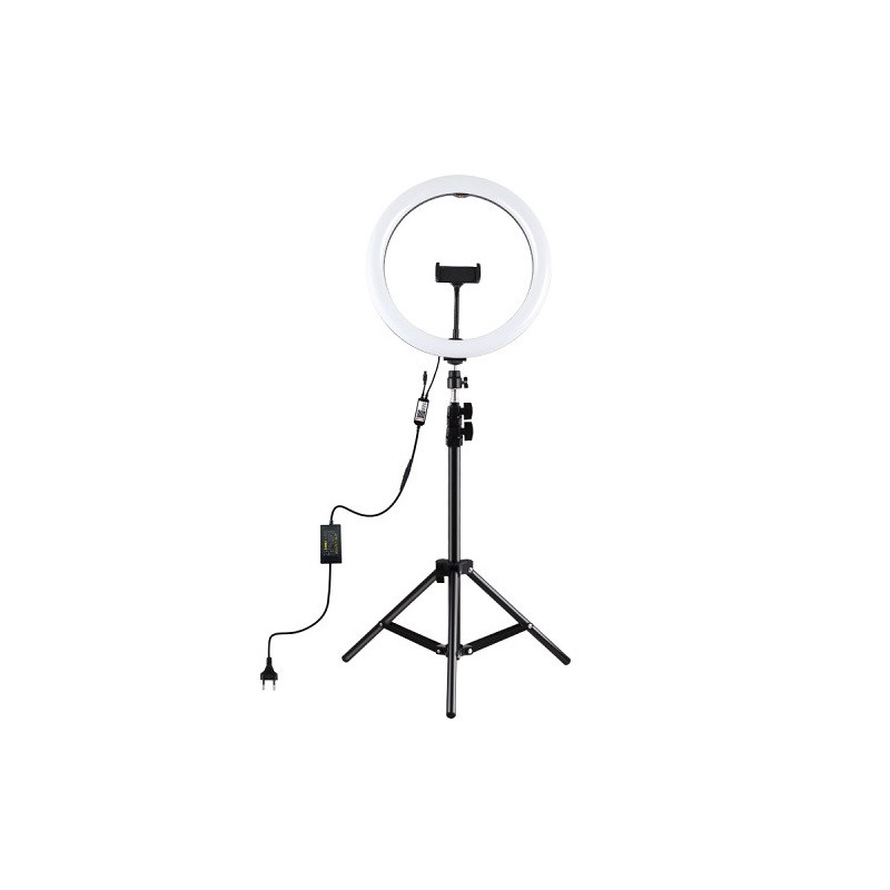 LED ring light 30cm, with tripod stand up to 1.1m and phone holder