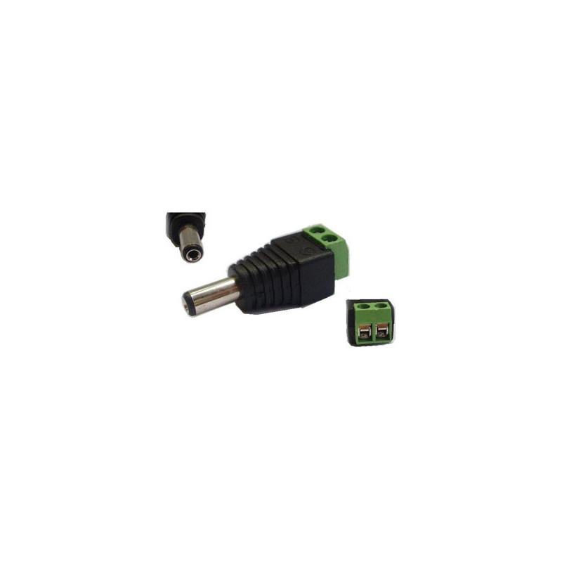 Kištukas kam. maitinimui 5.5x2.1mm 10vnt