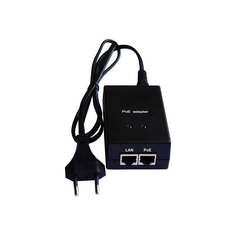 PoE inserter-injector 1 channel POE-004, 48V, 0.4A