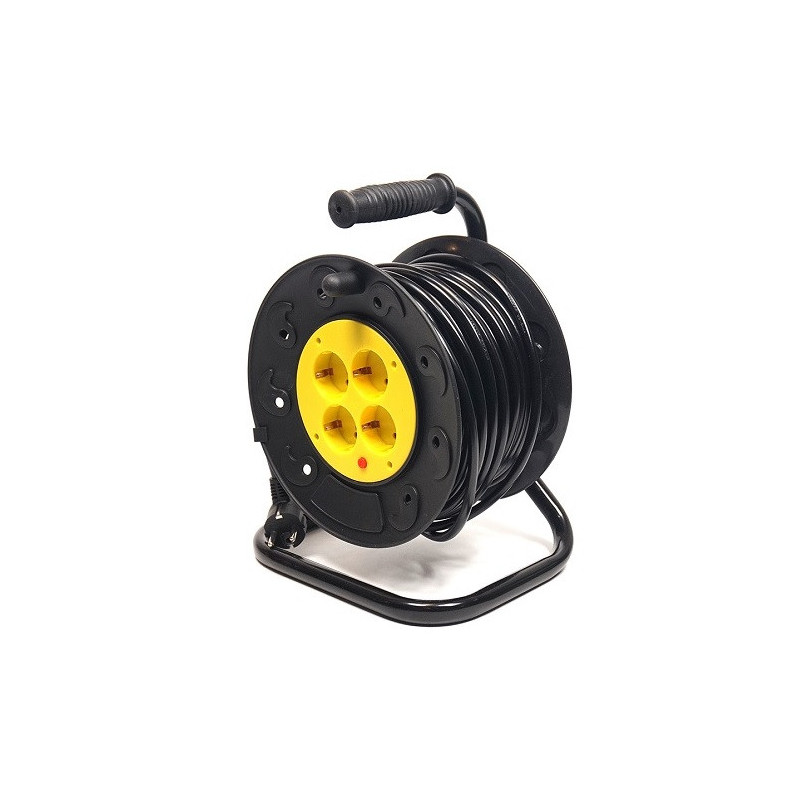 Ilgintuvas su rite 25m, 4 lizdai, 3x2.5mm2