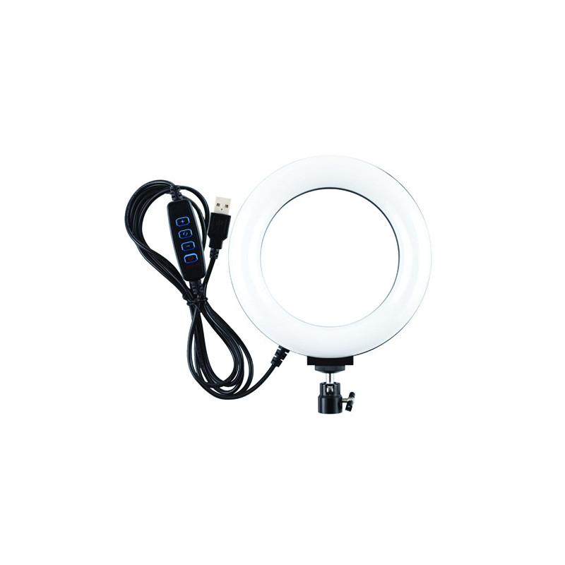 LED ring lamp, 16cm, USB