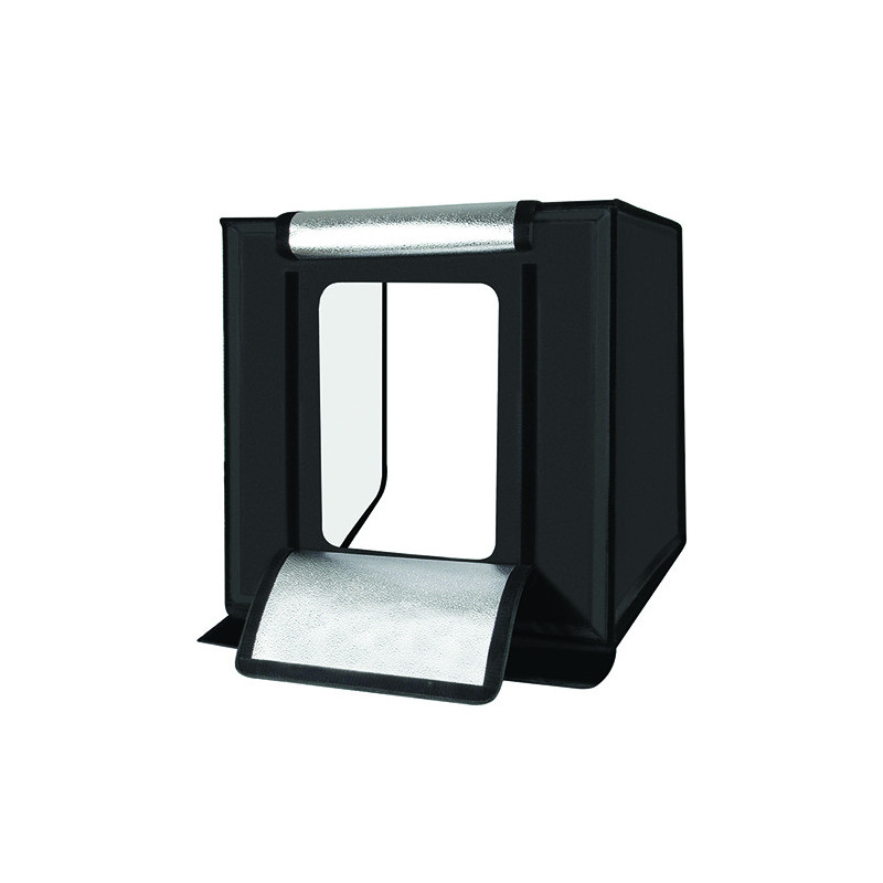 Photography box with LED lighting, 60x60x60cm