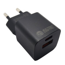 Charger EXTRA DIGITAL GaN USB Type-C, USB Type-A: 30W, PPS