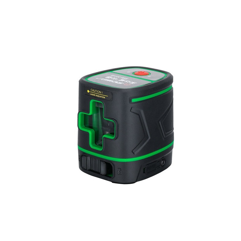 Laser cross line level up to 15m, green beam