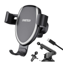 CHOETECH car phone holder, with wireless charging function, 10W