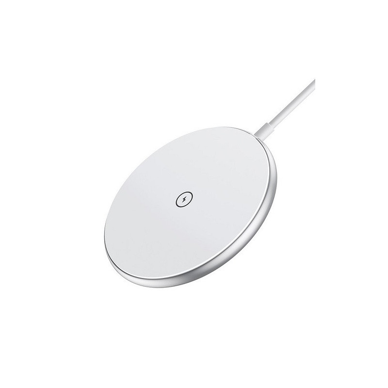 Wireless charger CHOETECH, 15W, magnetic, white
