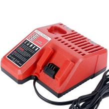 Battery charger included for MILWAUKEE N12N14N18 batteries, 10.8V-18V, 3A, Li-ion