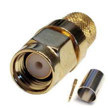 SMA-male crimp connector...