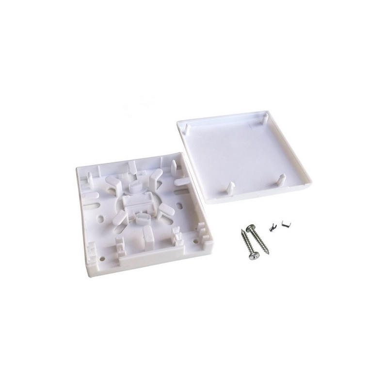 FTTH box, 2x SC, 86x86mm