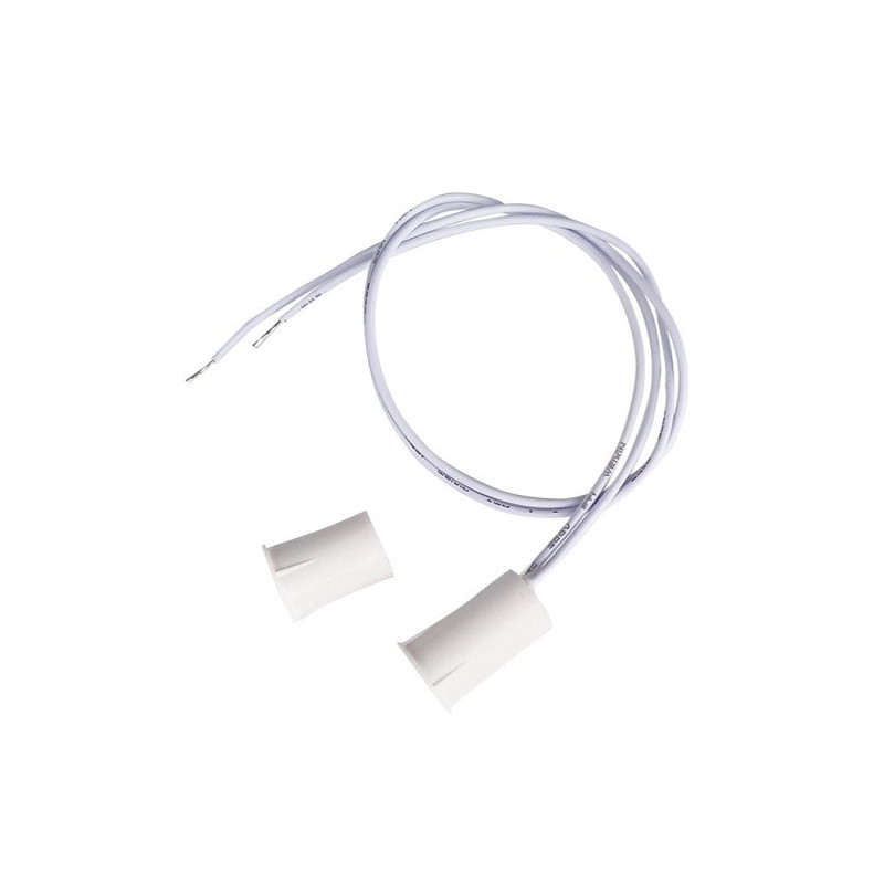 Magnetic contact, recessed, ABS, NC, 17-25 mm