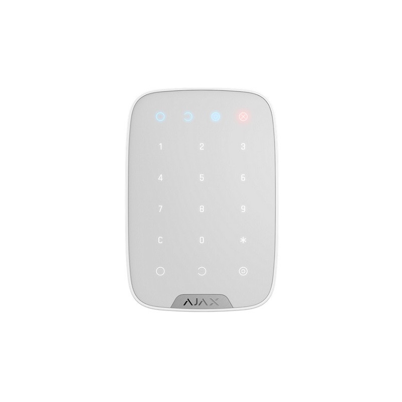 AJAX KeyPad Plus wireless control keyboard (white)