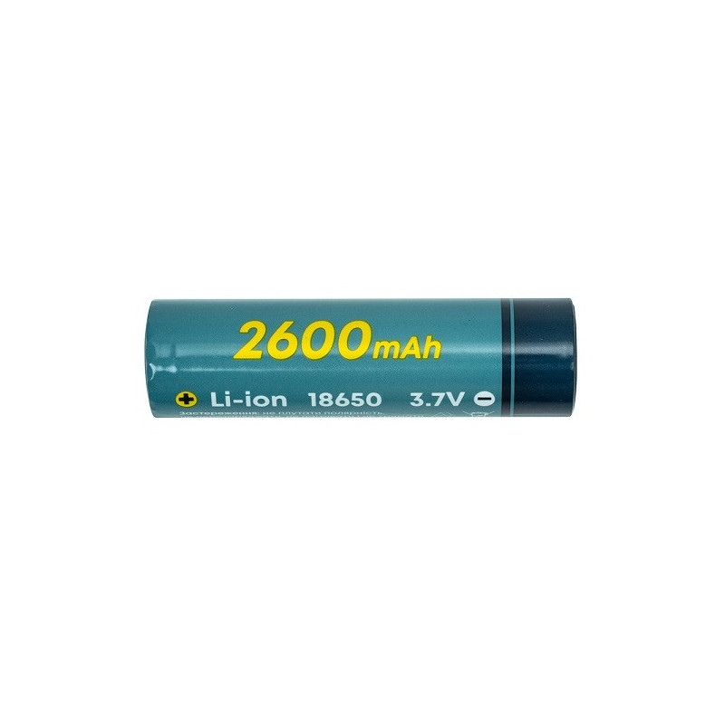 Battery 18650, 3.7V, 1C, 2600mAh