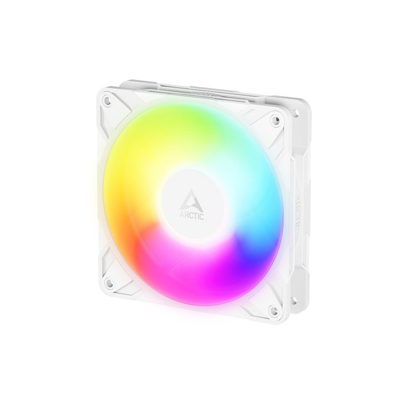 ARCTIC P12 PRO Reverse PWM PST A-RGB case fan, 4-pin, 120mm, white