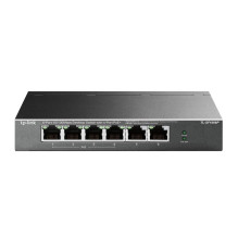 Switch, TP-LINK, TL-SF1006P, Desktop / pedestal, 6x10Base-T / 100Base-TX, PoE+ ports 4, TL-SF1006P
