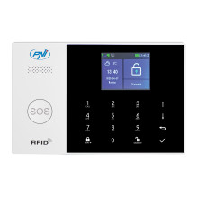 PNI SafeHouse HS600 Wifi GSM 4G wireless alarm system, supports 90 wireless zones and 3 wired zones, compatible with Tuy