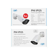 NVR PNI House IP716 video surveillance package, 16 IP channels 4K, H.265, ONVIF and 12 PNI IP125 cameras with IP, 5MP, I