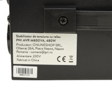 Voltage stabilizer with PNI relay AVR M800VA, 2.2A, 480W, 800VA