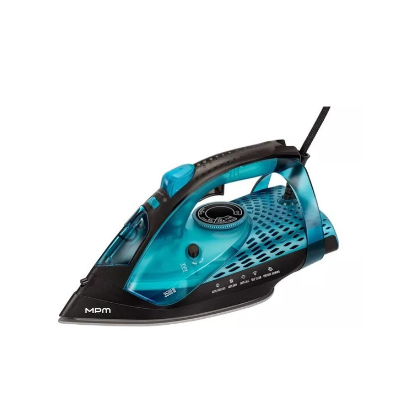 MPM MZE-29 Steam iron 3500 W Blue, Black