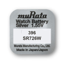 Baterija - Murata 396 (SR726W) 1.55V Sidabro Oksido Laikrodžio Baterija 10 vnt.