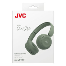 JVC HA-S59W Headset Wired &amp; Wireless Head-band Music / Everyday USB Type-C Bluetooth Green
