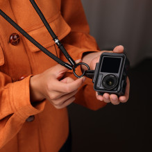 Kameros priedai - Ulanzi AS01 Action Lanyard Lightweight Durable Strap Black