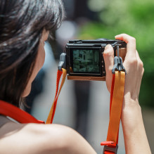 Kameros diržas - Falcam Maglink Quick Magnetic Buckle Lite V2 132 lbs Raudona